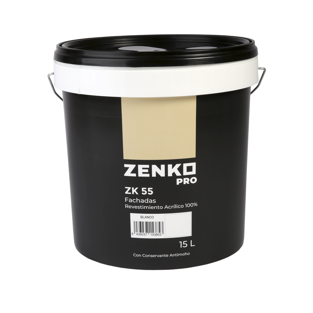 REVESTIMIENTO ACRÍLICO 100% FACHADAS ZK 55