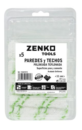 RECAMBIO MINI RODILLO PAREDES Y TECHOS TEFLON