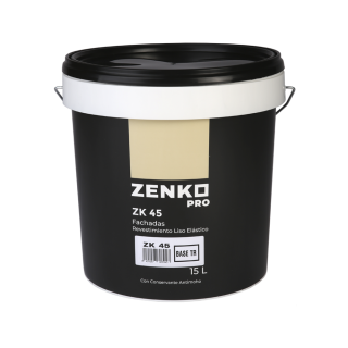 REVESTIMIENTO LISO ELÁSTICO FACHADAS ZK 45